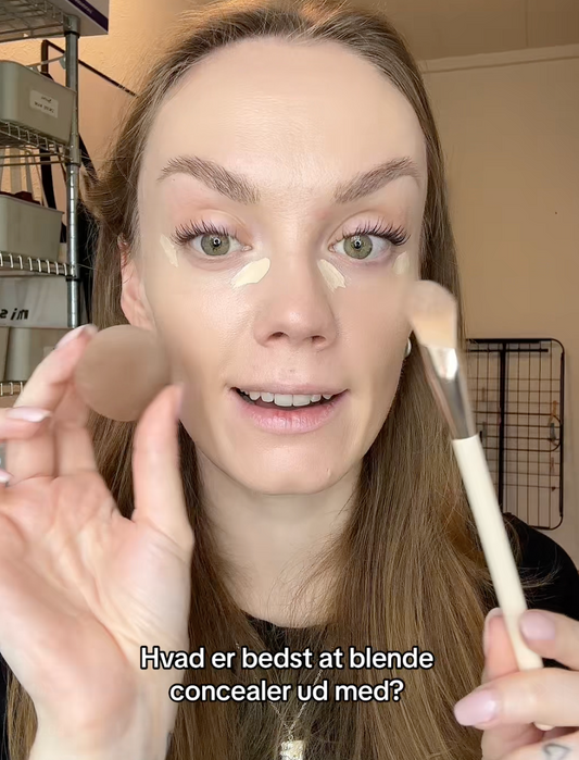 HVORDAN BLENDER DU BEDST DIN CONCEALER UD?