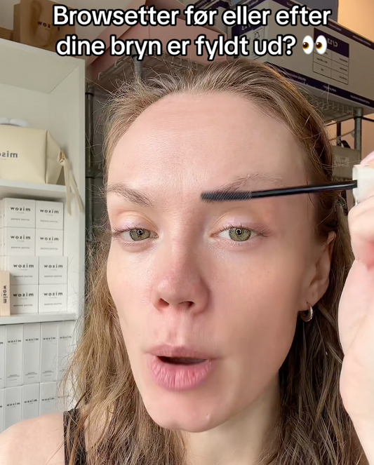 BROW SETTER FØR ELLER EFTER BROW DEFINER?