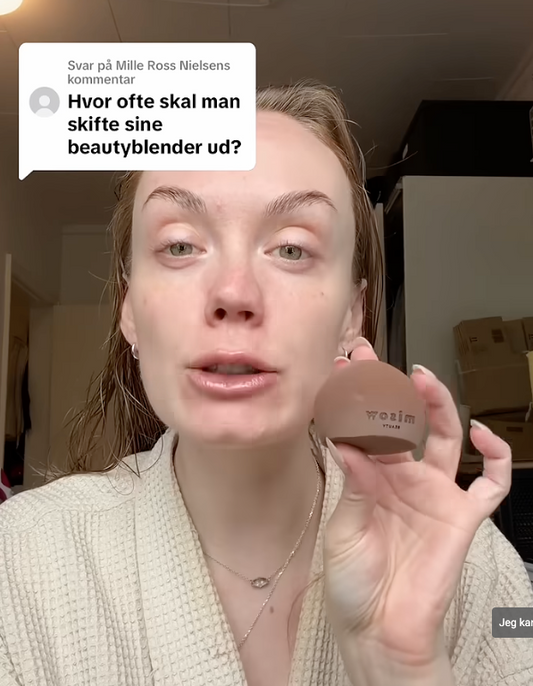 HVOR OFTE SKAL DU SKIFTE DIN BLENDING SPONGE UD?