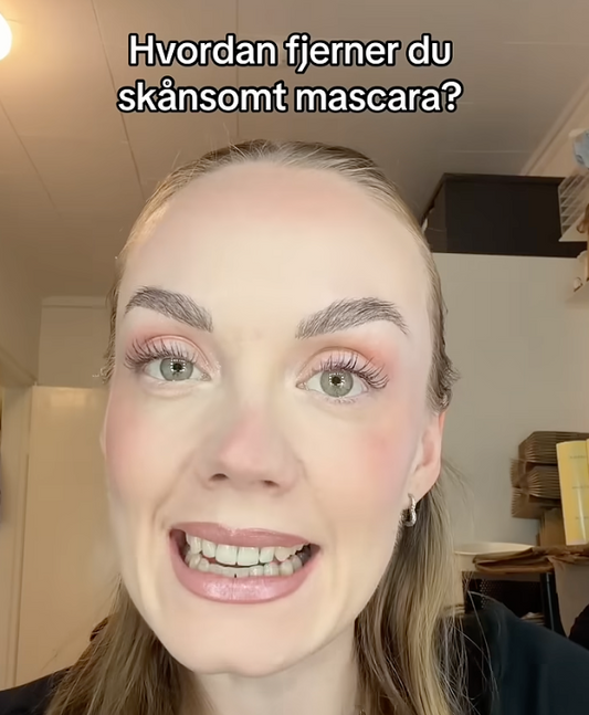 SÅDAN FJERNER DU MASCARA SKÅNSOMT - GUIDE TIL ALM. VANDFAST OG TUBE MASCARA